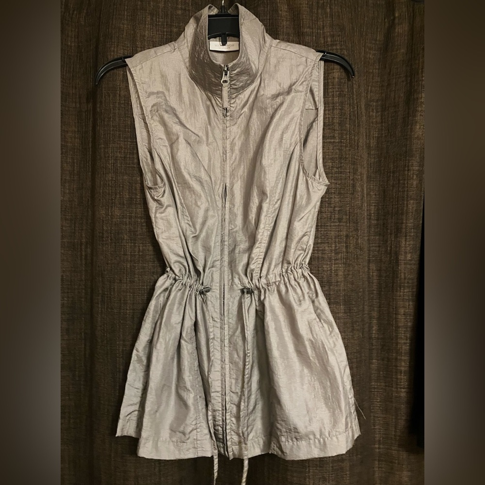 Chico's Metallic Gray Vest